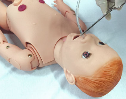 供应小儿鼻饲管模型儿童鼻饲管练习模型小儿鼻饲管操作训练模拟人