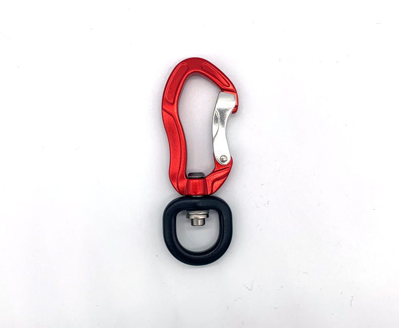 户外安全风筝扣7075航空铝登山扣健身配件挂钩钥匙扣吊床钩织带扣