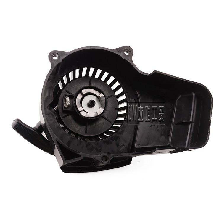 49cc小越野启动器 发动机配件2冲小跑车手拉启动器全铝手拉器普拉