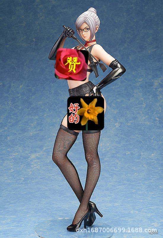 德信鸿动漫wing监狱学园 白木芽衣子 副会长1/4 盒装手办模型摆件