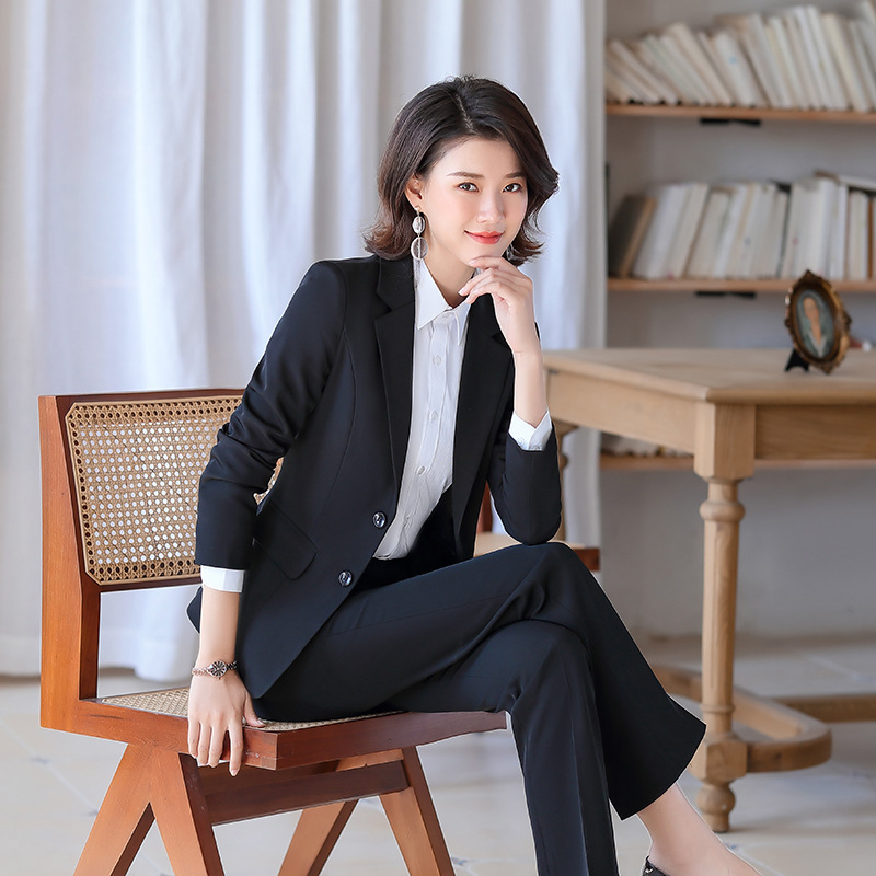 职业西装女面试服装正式正装教师银行经理工作服春秋时尚气质套装