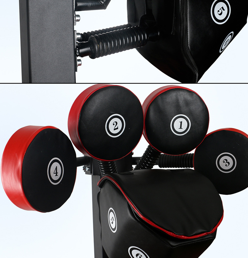 拳击立式多位可调节智能拳靶 智能沙袋脚靶健身房专业拳击训练器