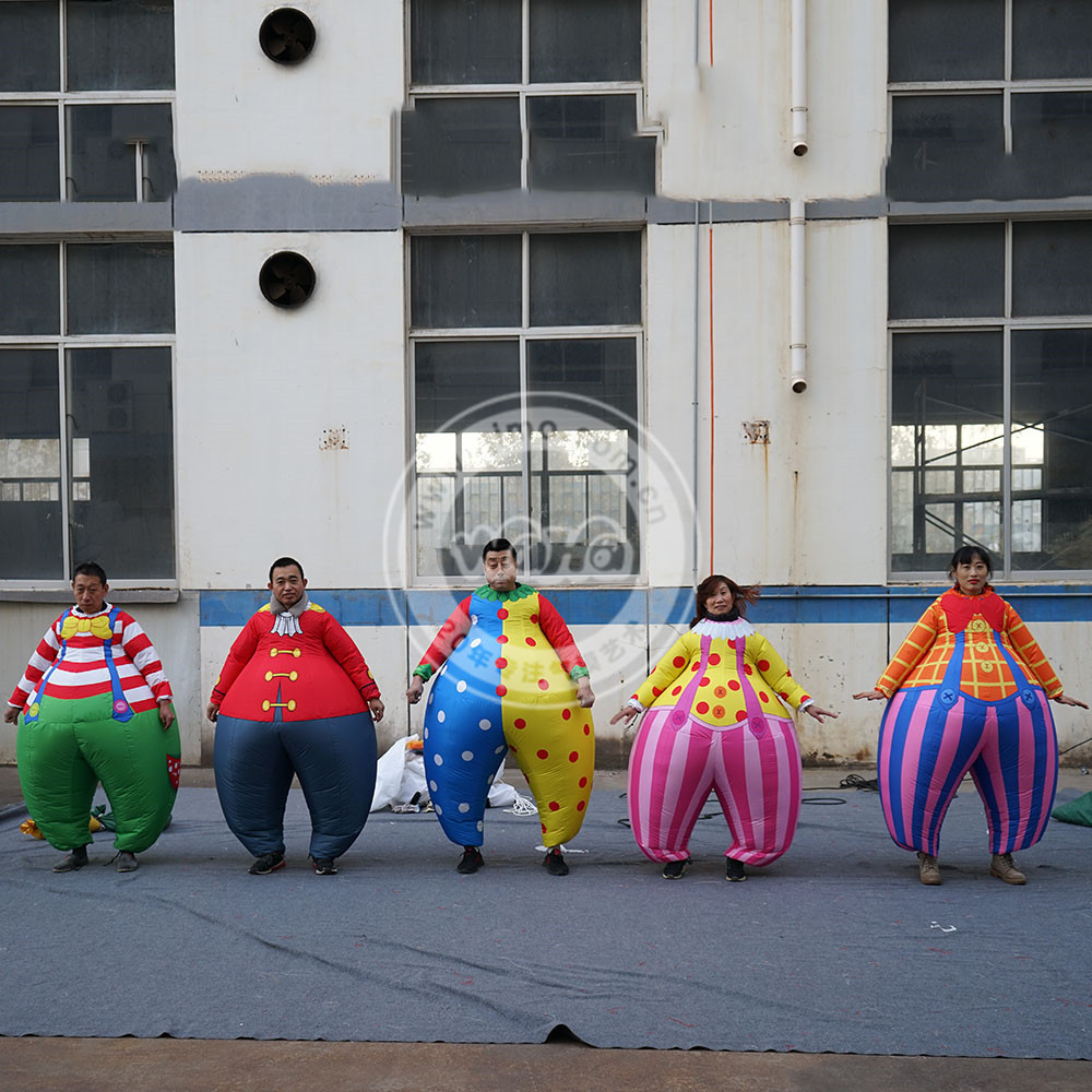 人穿演出服气模胖胖服装道具活动派对舞台演出暖场搞笑行走道具