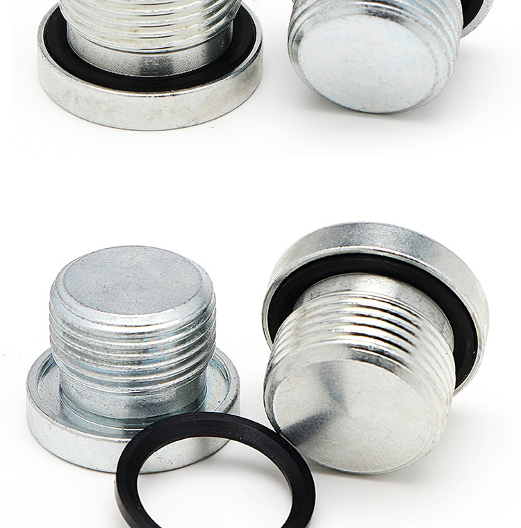 ed堵头镀锌钢内六角金属螺纹密封堵头液压防爆耐高压堵头管堵油堵