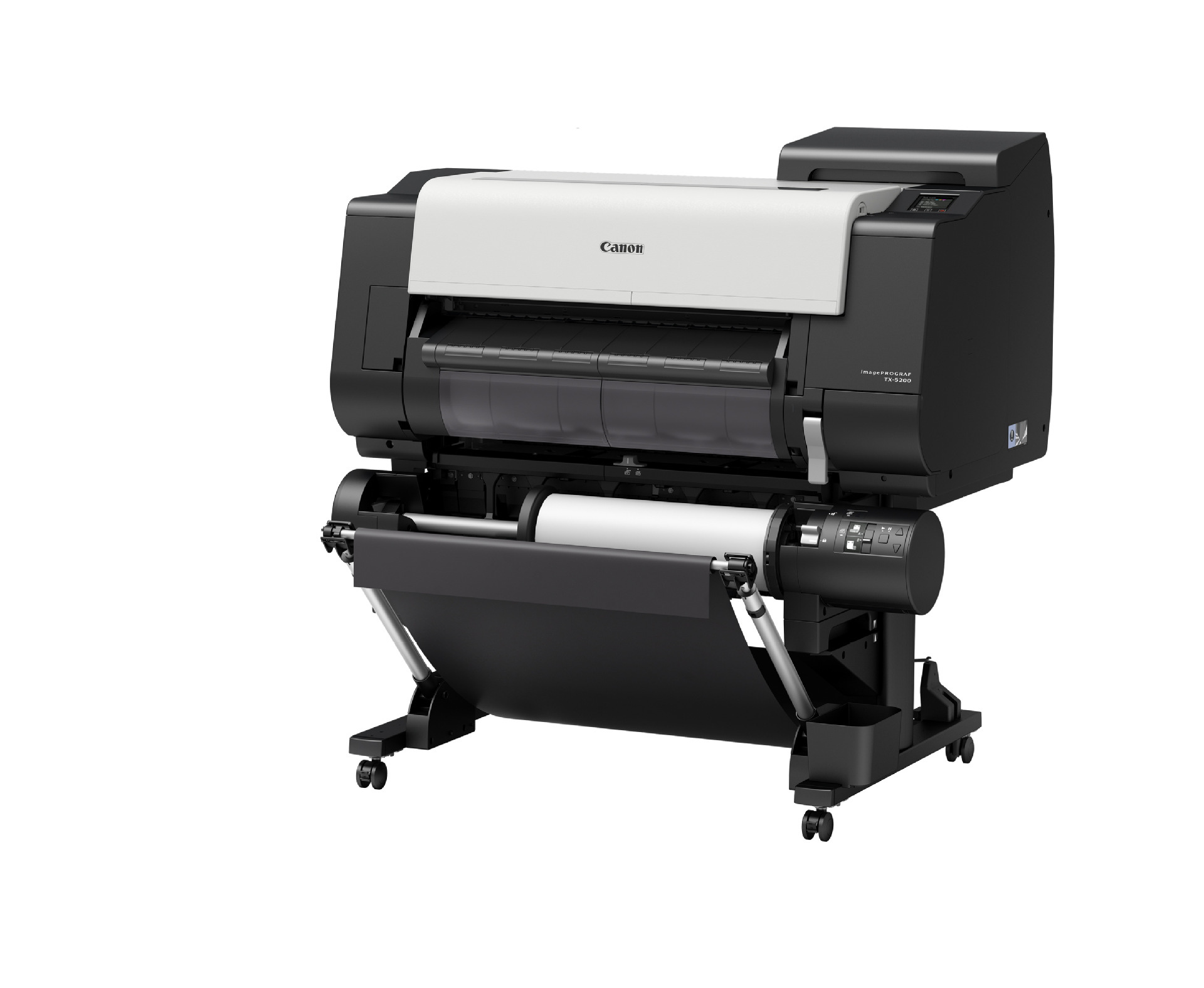 佳能绘图仪 tx5200d a124英寸5色彩色双卷筒喷墨大幅面打印机