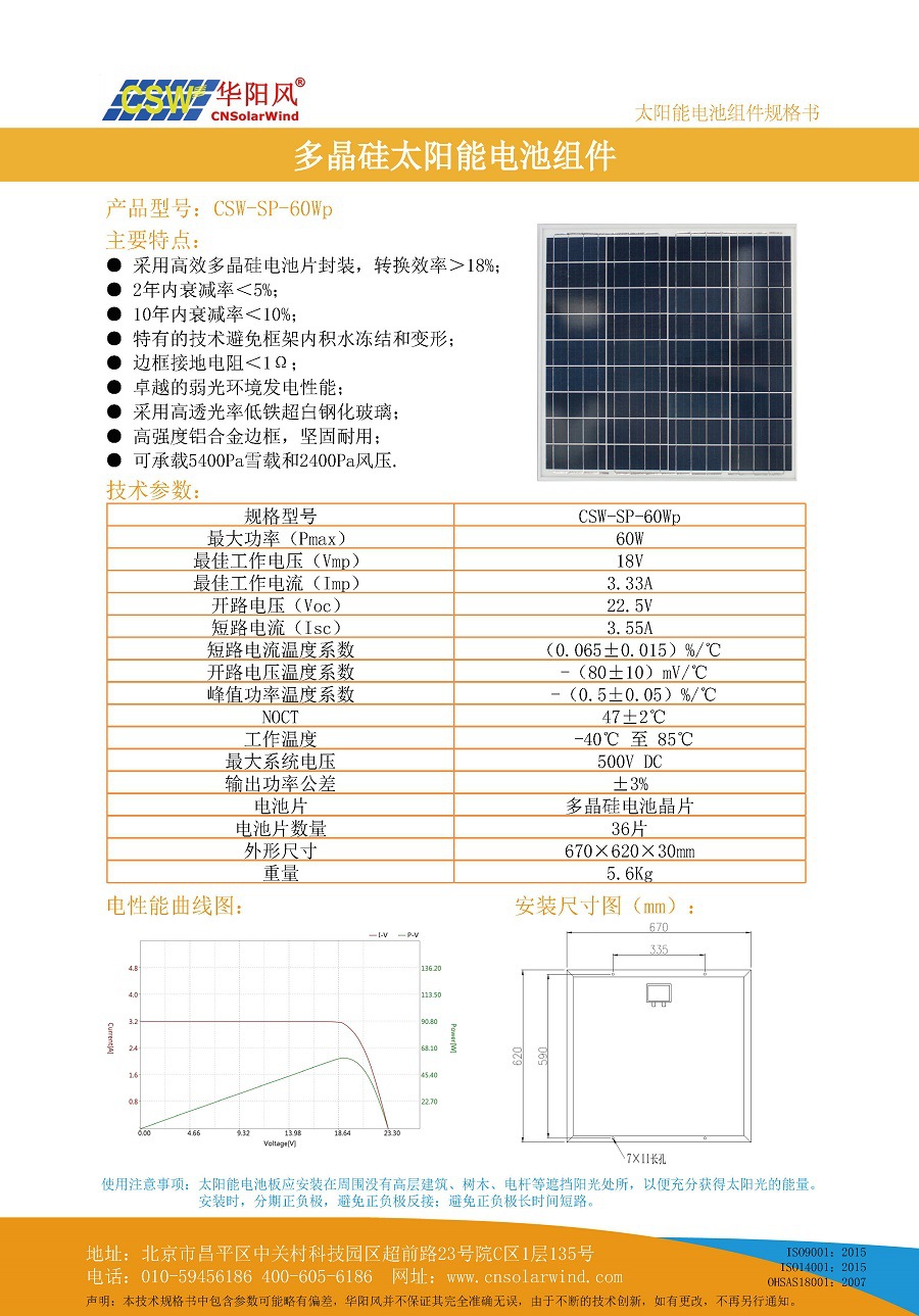 530光伏板规格图片