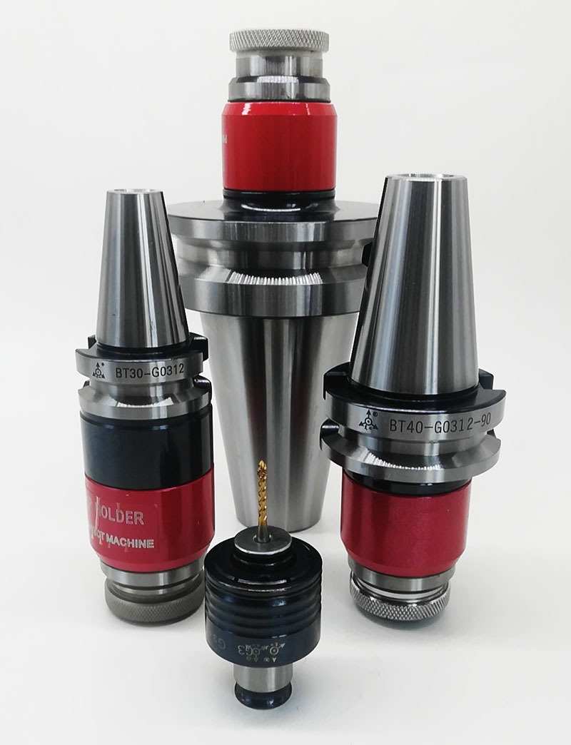 加工中心柔性伸缩攻丝刀柄bt30/40/50-gt12/24/4打滑保护丝锥防断