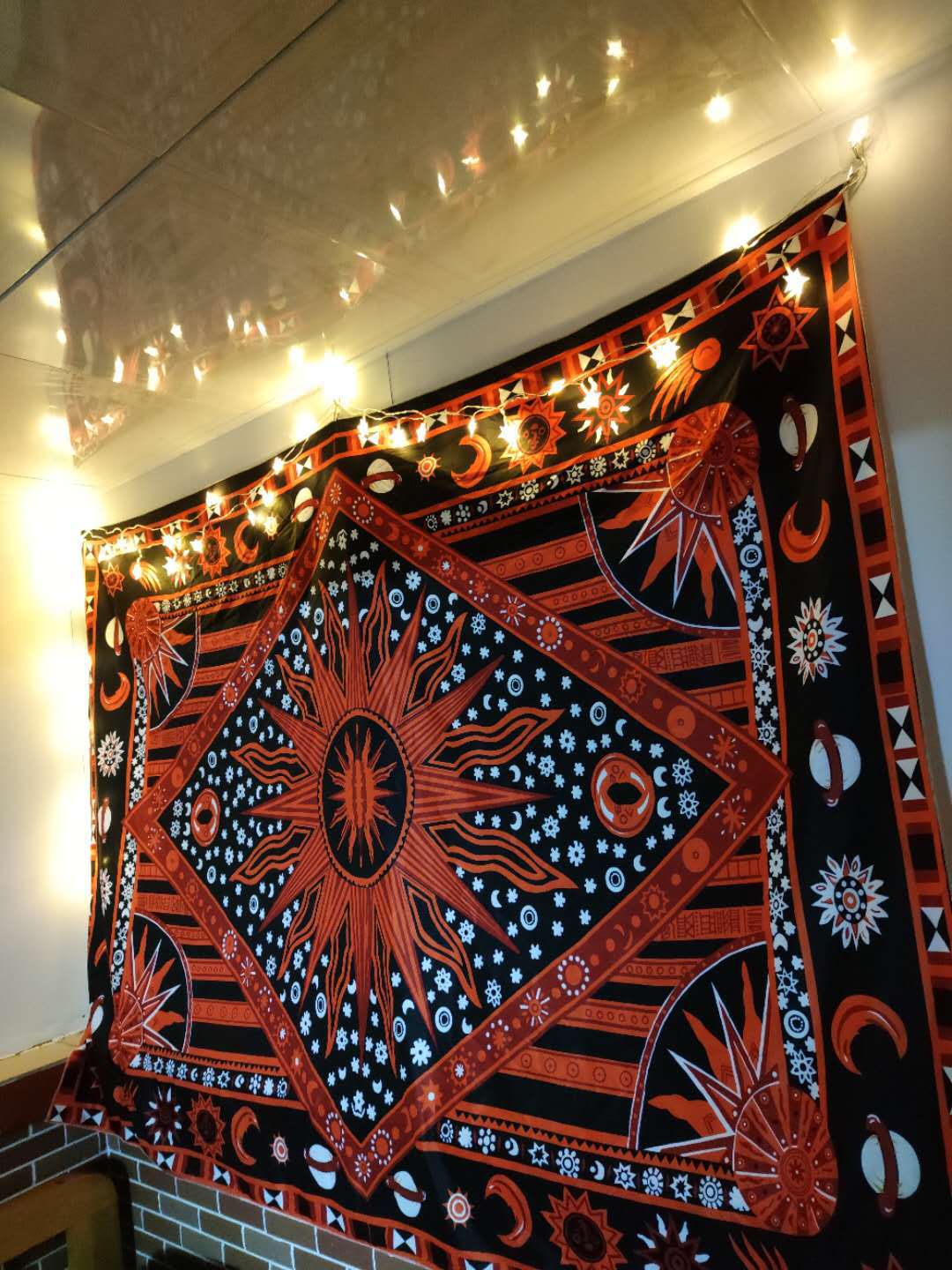 北欧ins爆款波西米亚挂毯挂布亚马逊外贸印花家居背景布墙毯