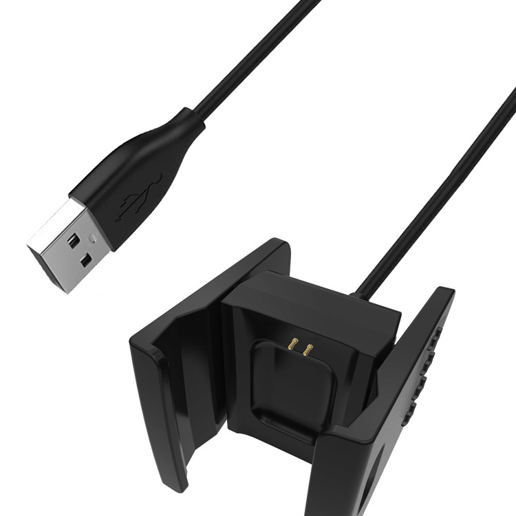 适用fitbit charge2充电器 智能 腕带手环充电线 带芯片保护 直充