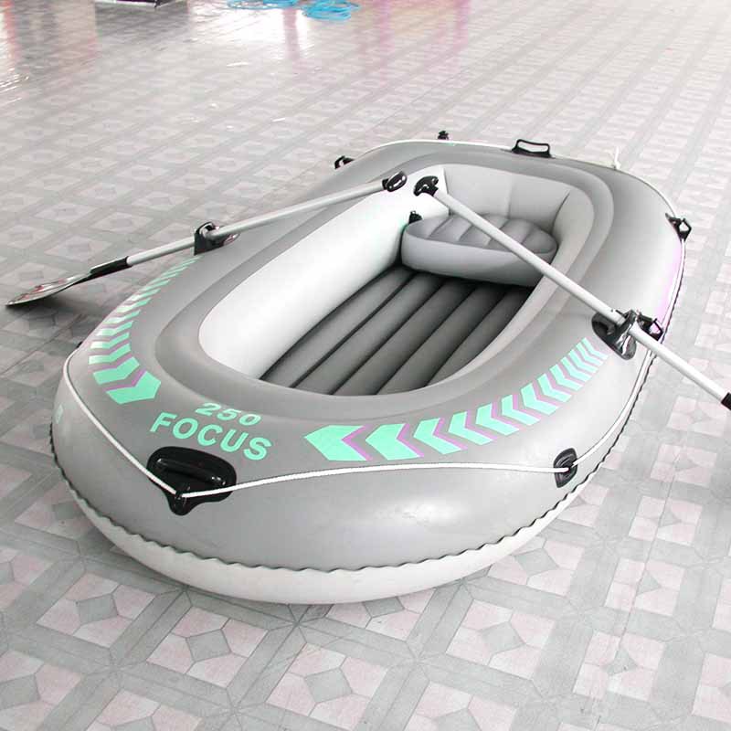 订做pvc充气船橡皮艇加厚2人钓鱼船皮划艇耐磨双人船厂家批发