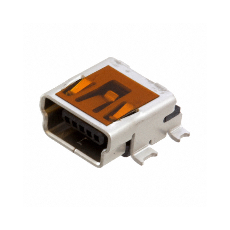 迷你usb连接器mini10p带板公头老人机录音机充电插头0676430910