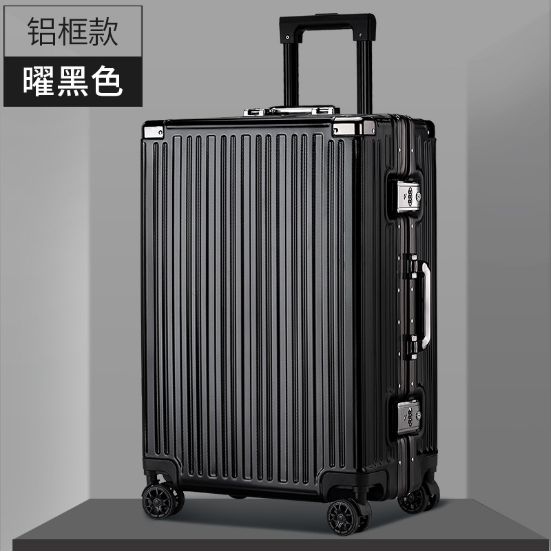 Baodi Kangaroo Universal Wheel Trolley Case Suitcase with Combination Lock Men's and Women's Luggage Case Aluminum Frame Luggage Case 806#