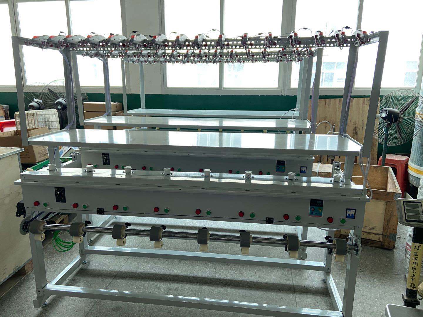 厂家定制口罩绳带编织机24针高速口罩耳带钩针机机头带子机头配件