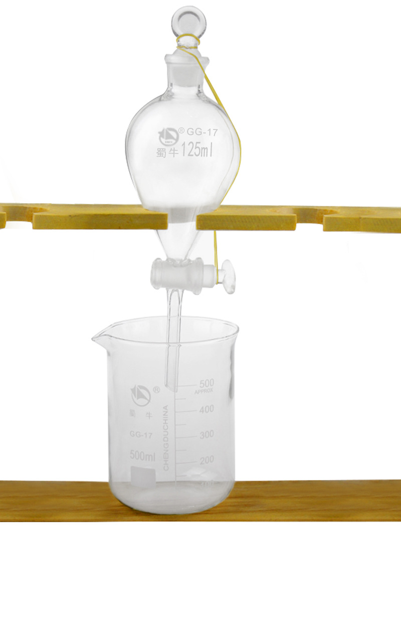 60/125ml250ml500ml 1000ml蜀牛滴液漏斗 具玻璃活塞球形分液漏斗