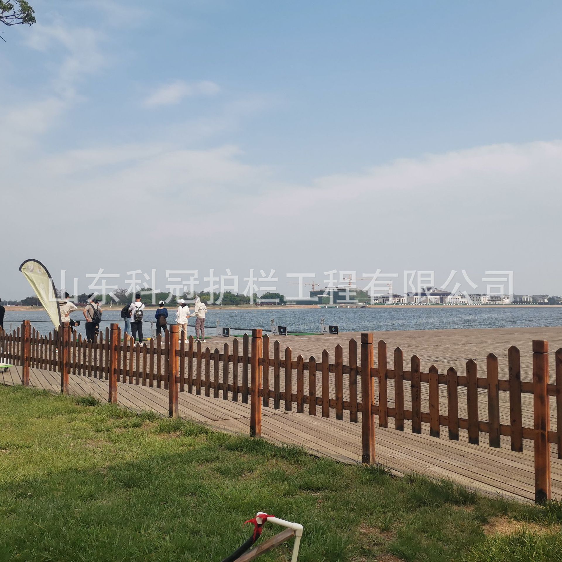 海边木栅栏花园庭院户外实木院子 公园景区围栏木质护栏木篱笆