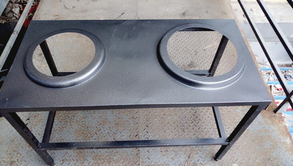 不锈钢猛火炉专用炉架商用燃气灶用炉架落地猛火灶双口简易架