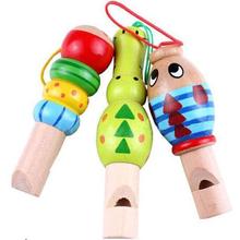 卡通动物小口哨 宝宝木质音乐玩具 饰品挂件木制玩具乐器玩具0.02