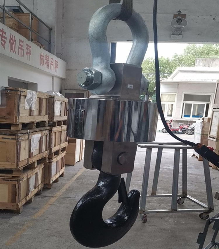 ocs-qc-ks100吨电子吊钩秤大吨位行车吊磅骑川工业100t大量程吊秤