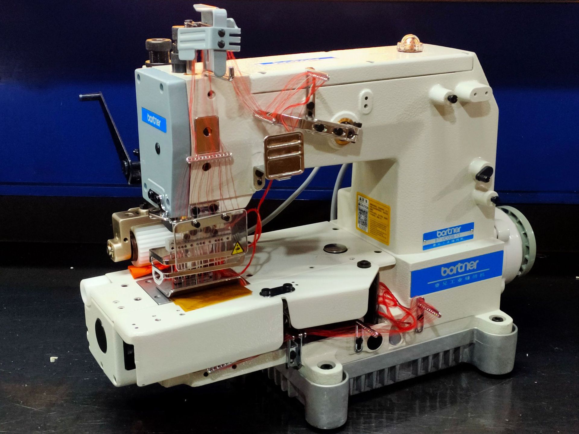 供应vc008拉腰机 十三针多针机 直驱上腰机 电脑橡筋机工业缝纫机
