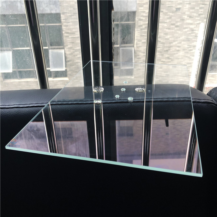 磨亮边钢化玻璃 超白高透光平板钢化玻璃 磨光边防油污钢化玻璃
