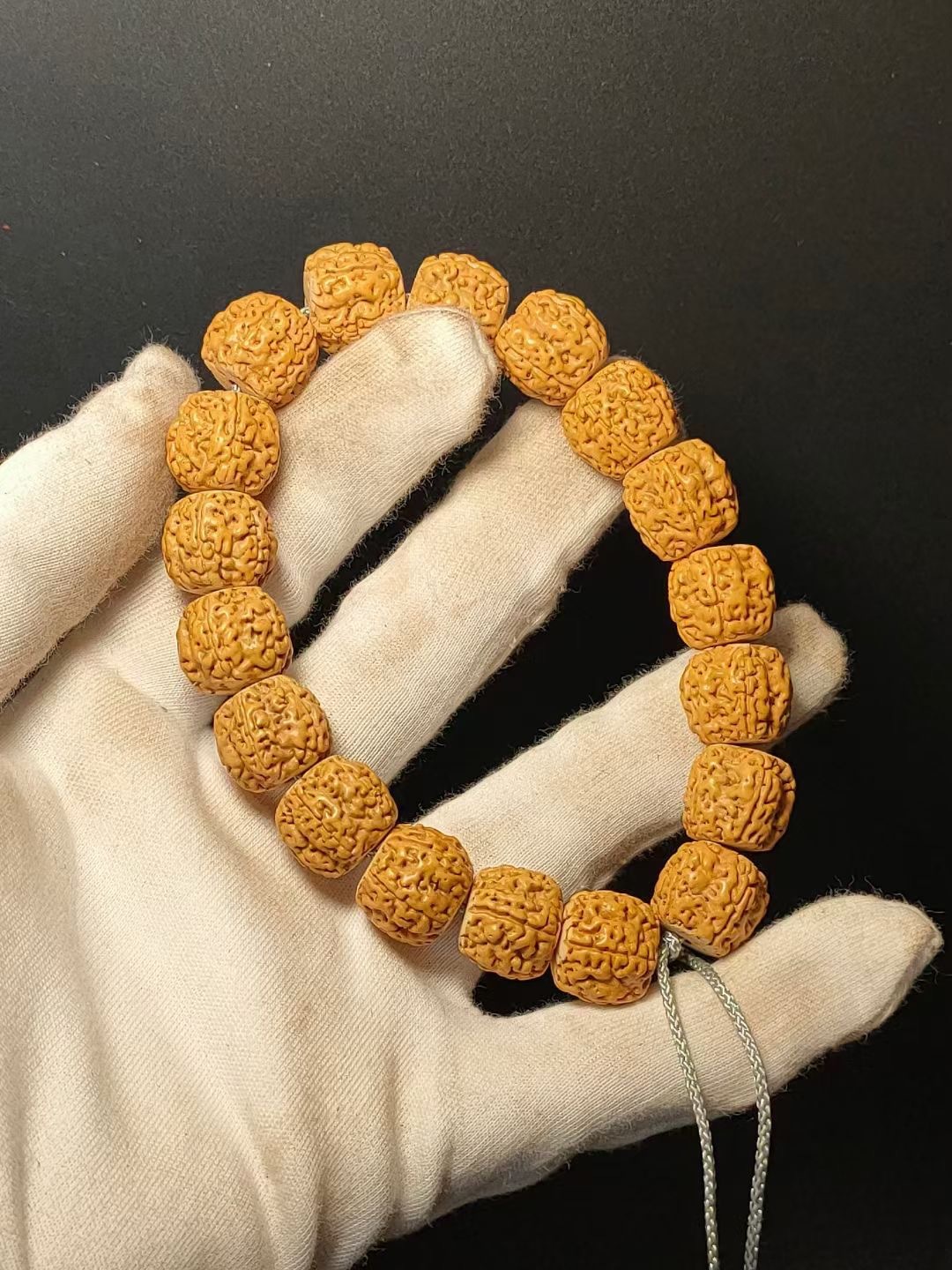 深清麦穗盘龙小金刚菩提单圈手持(货号80)