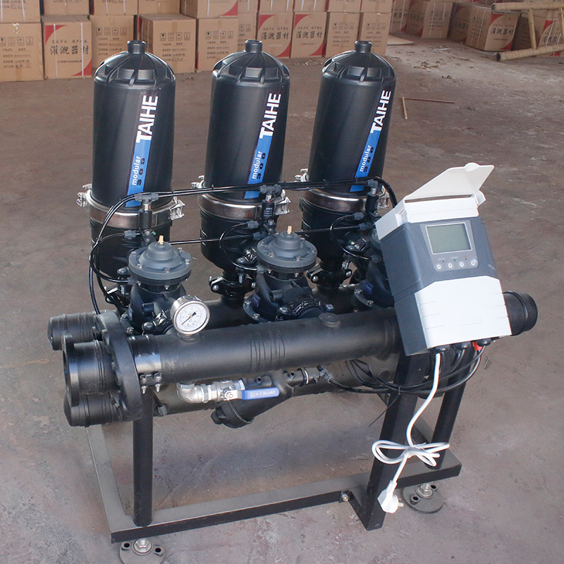 厂家供应全自动反冲洗叠片式过滤器 定做不锈钢叠片式过滤器