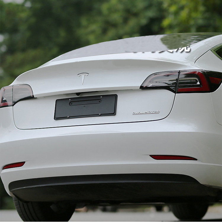 适用于特斯拉model3高性能尾标 dual motor后标车标 改装外饰配件