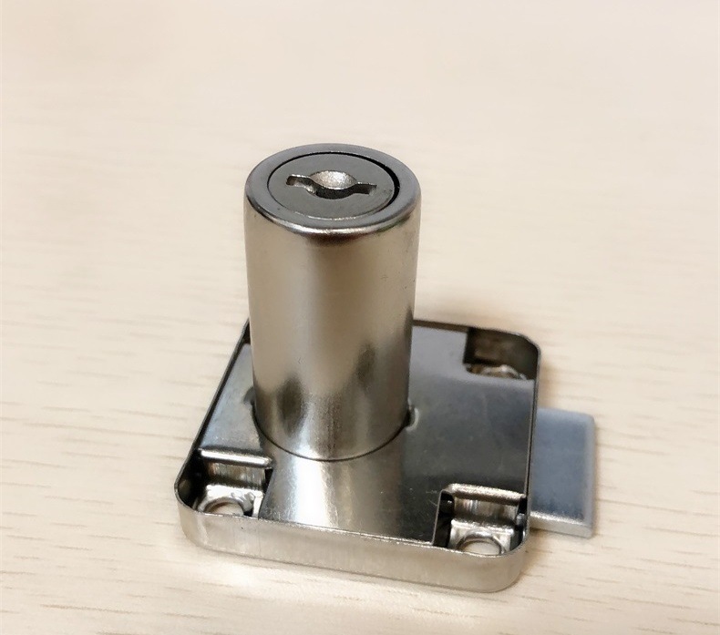 厂家货源锌合金方舌抽屉锁方形合金抽屉锁可定制加工五金家具配件