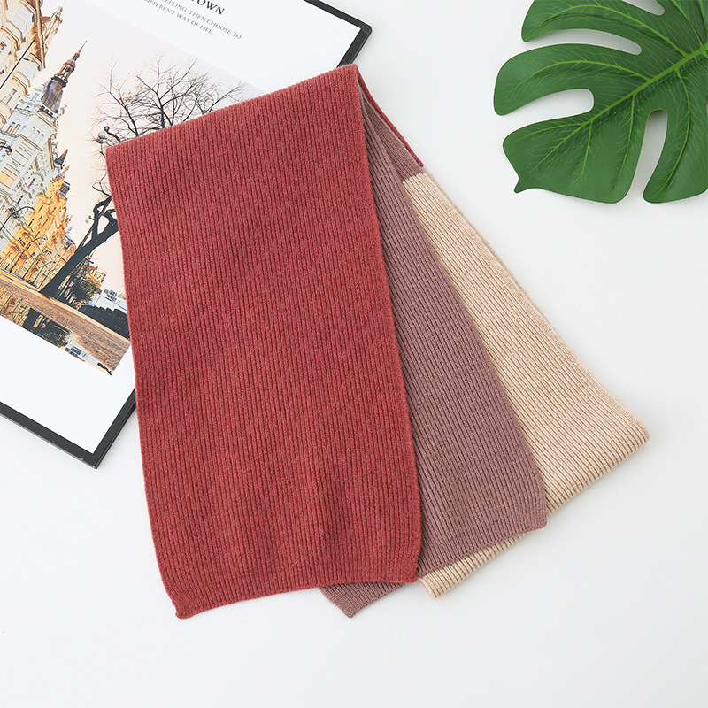 2020 Winter New Scarf Knitted Wool Keep Warm Scarf Wholesale Generation Hair Viscose Stitching Fashion Scarf