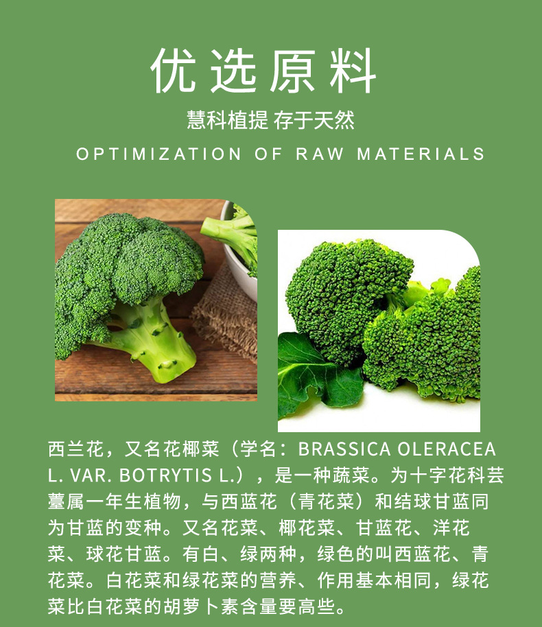 西兰花粉 西蓝花粉 陕西慧科 厂家直销 现货供应 免费包邮 西