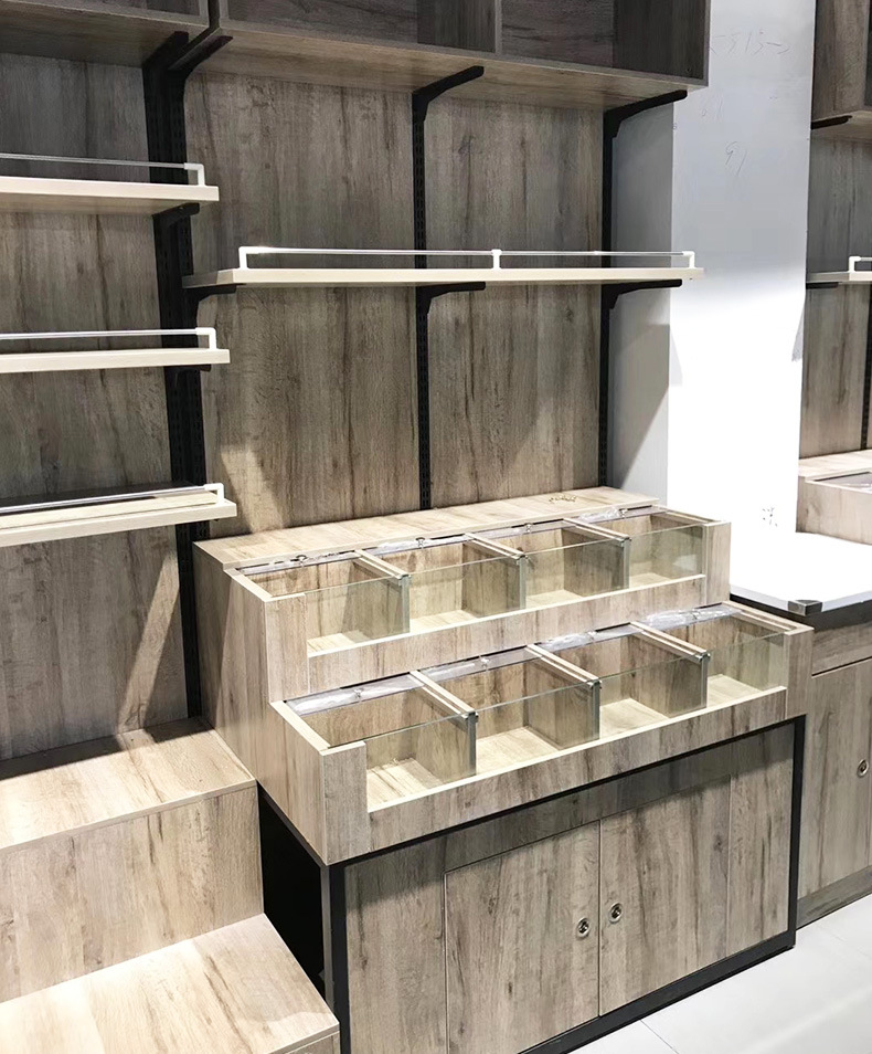 散货柜干果柜糖果柜零食架五谷杂粮陈列柜便利店散称食品展示柜子