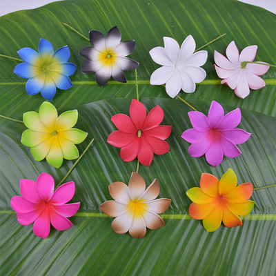 eva仿真9cm八瓣菊花头饰 夏威夷风情头花 泳装旅游海边聚会