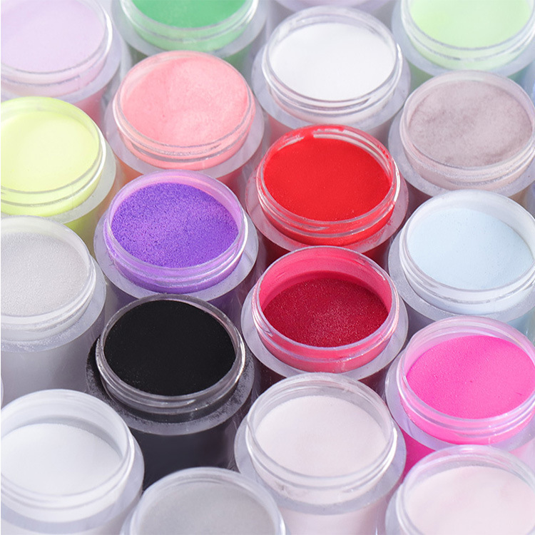 Nail Beauty Products Crystal Nail Sculpture Colored Acrylic Powder Color Acrylic Powder 24 Color Sculpture Colored Acrylic Powder Suit 10G Large Bottle