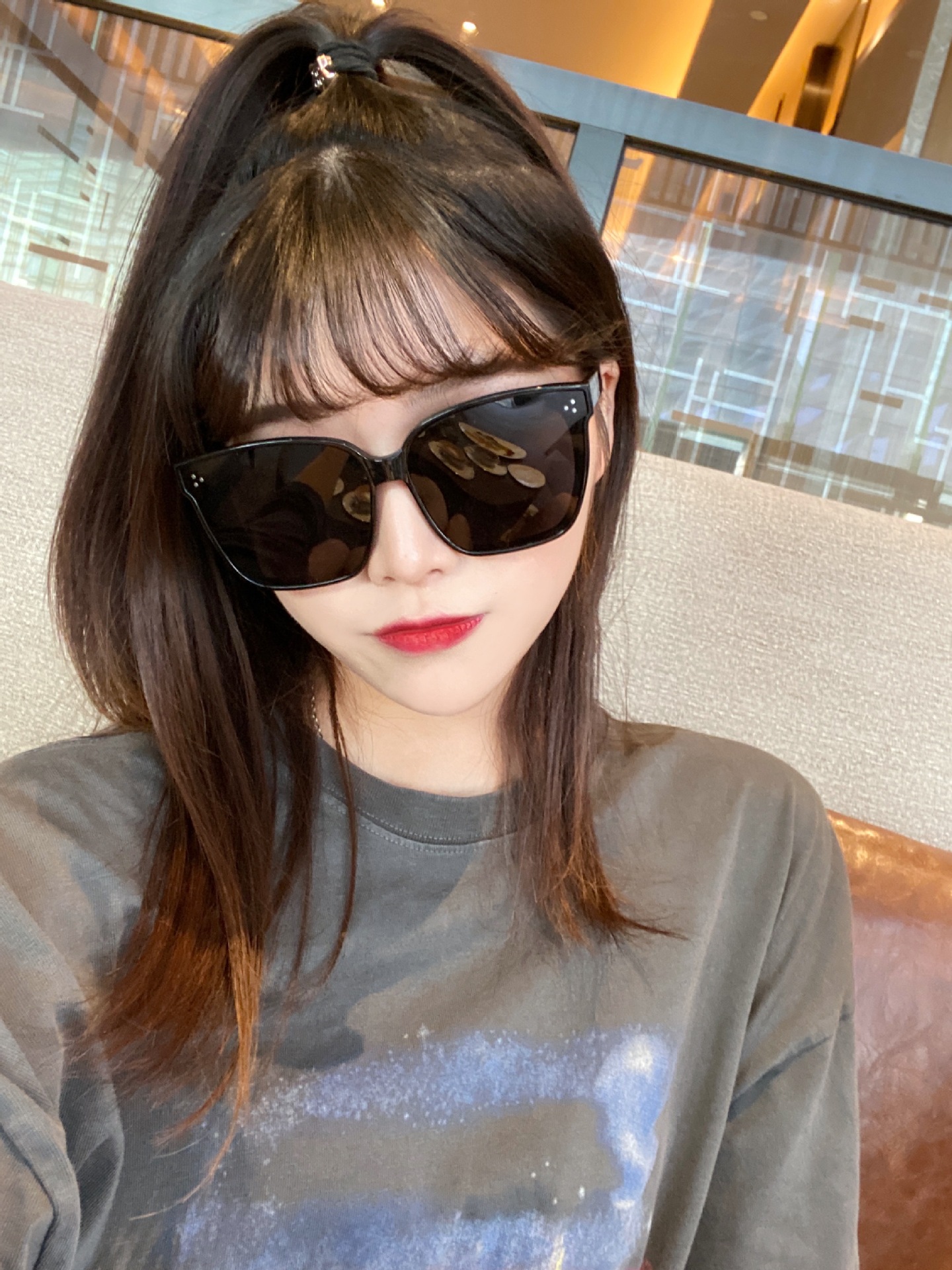 2020款v牌时尚dreamer17*偏光太阳镜 潮流街拍百撘墨镜明显同款