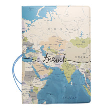 厂家定制世界地图PVC护照套PU印花护照包彩印LOGO多功能证件卡套