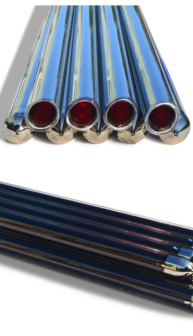 厂家太阳能热水器真空管集热管三高紫金管475818米玻璃