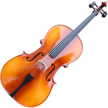 源自意大利的高端实木手工大提琴儿童成人初学者乌木专业考级演奏