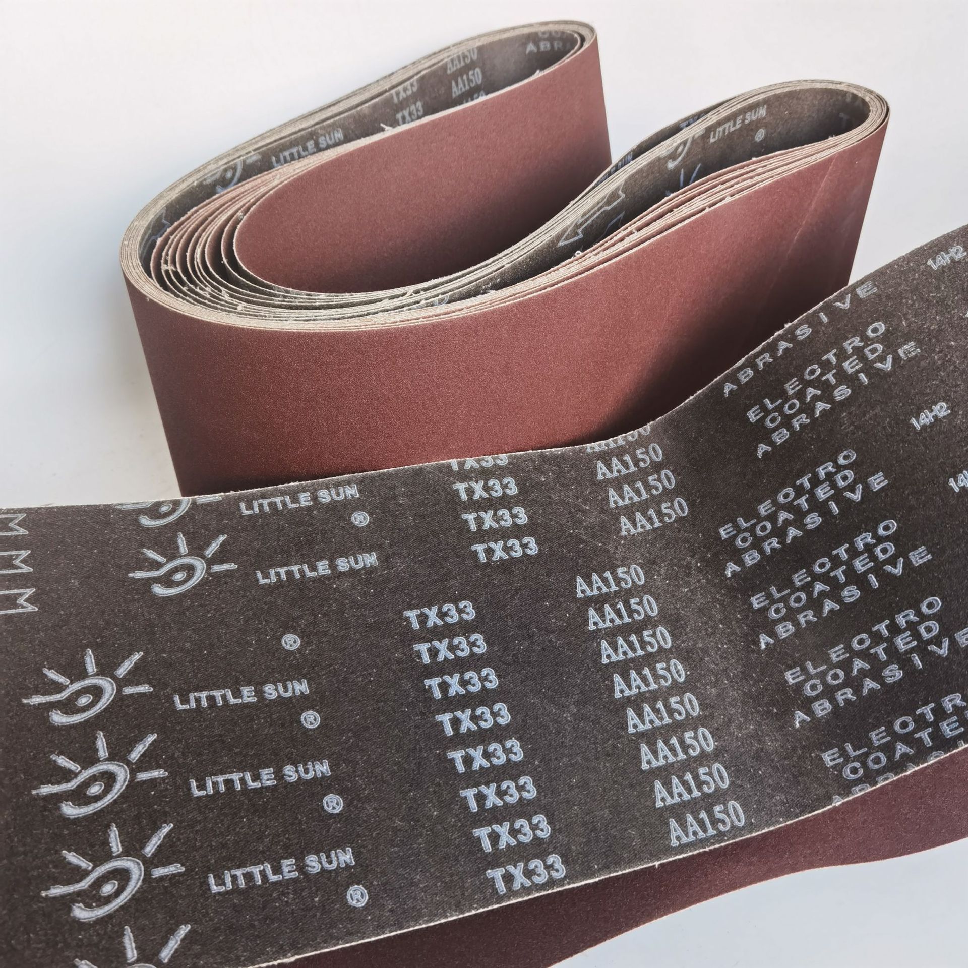 厂家直销小太阳tx33打磨带 专用抛光砂带 2000*1020平面砂光带 高密市