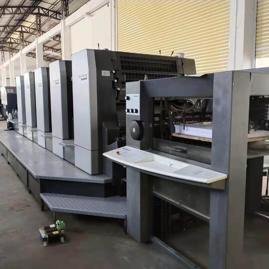 02年海德堡cd102-5对开5色印刷机胶印机海德堡对开印刷机