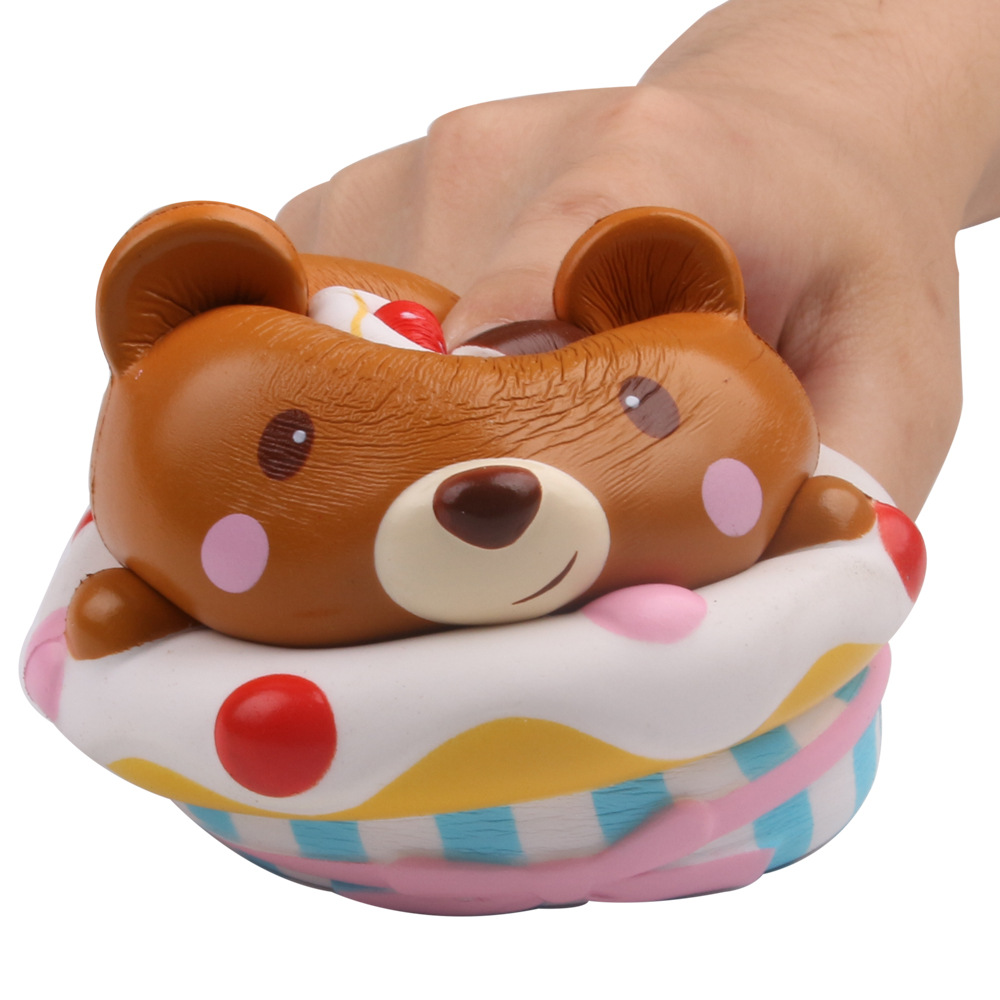 专利产品pu杯子熊胖胖动物 儿童早教pu慢回弹解压玩具促销