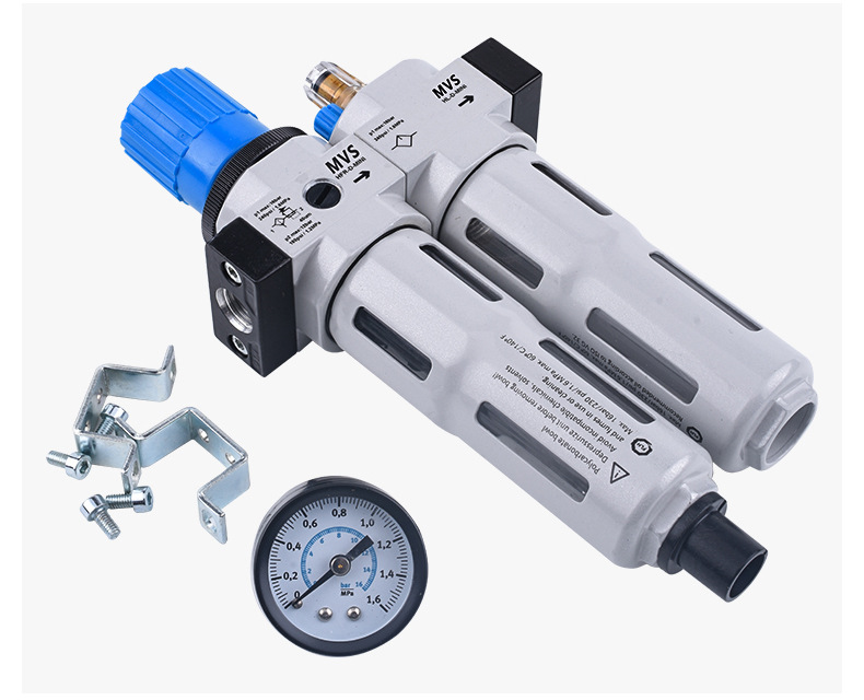 机械手气源处理器 空气过滤器油水分离器 精准调压高质二联件系列