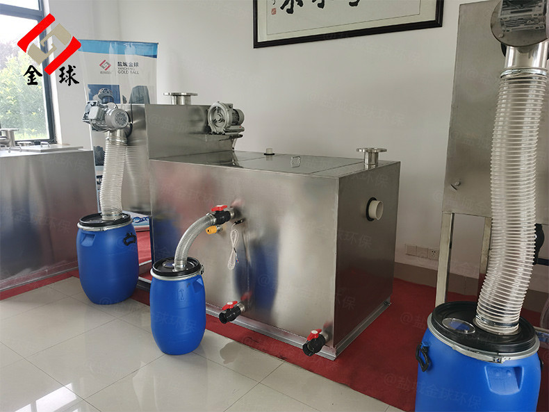 食堂油水分离设备高效隔油池厨房酒店餐饮隔油提升设备油水分离器