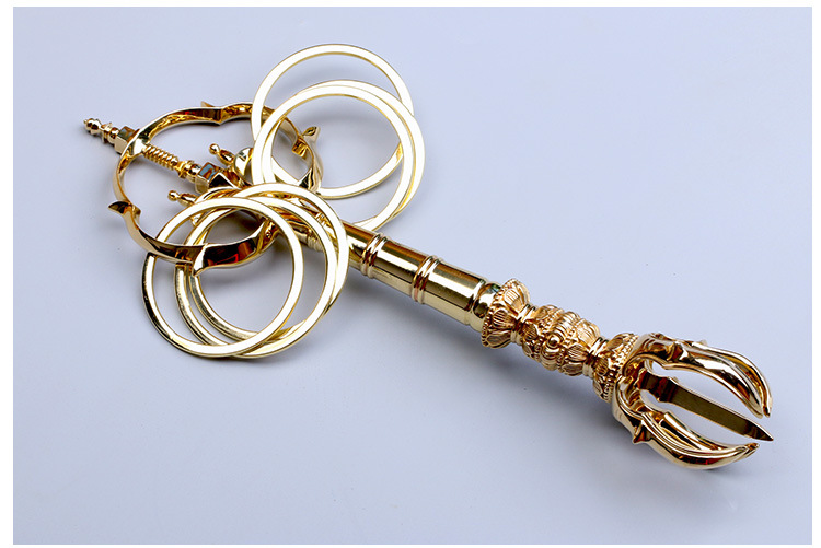 唐密法器东密真言宗黄铜锡杖佛教用品纯手工原创设计新品