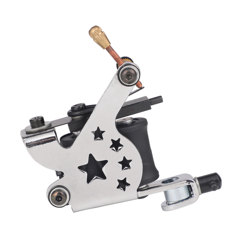 solong线圈纹身机彩色冲压线圈机专业纹身机器割线打雾机纹身工具