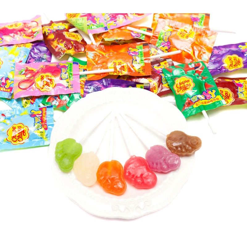 珍宝珠奇胜丫丫糖540g60支/盒混合水果味脚丫糖儿童礼物