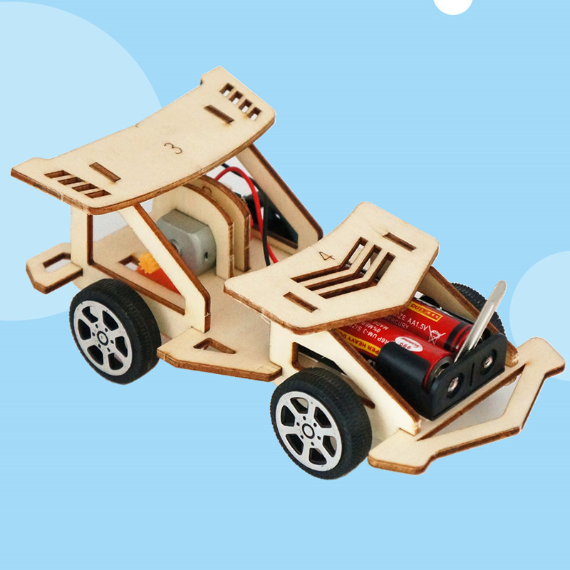 小学生手工科技小制作创意发明电动赛车儿童手工制作科学实验diy