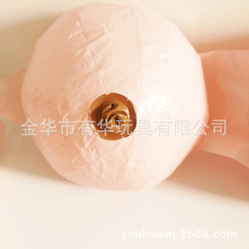 pvc充气乳房玩具 跨境直供工厂直发 万圣节道具玩具 婚礼搞怪玩具-阿