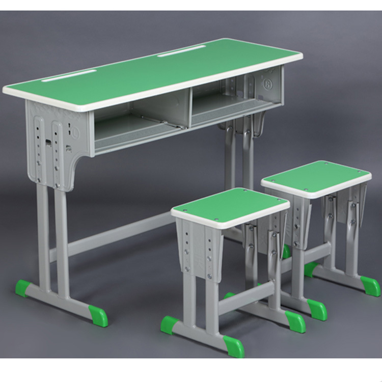 0成交5962件美术学习桌培训班课桌椅中小学生单双人课桌凳辅导班美术