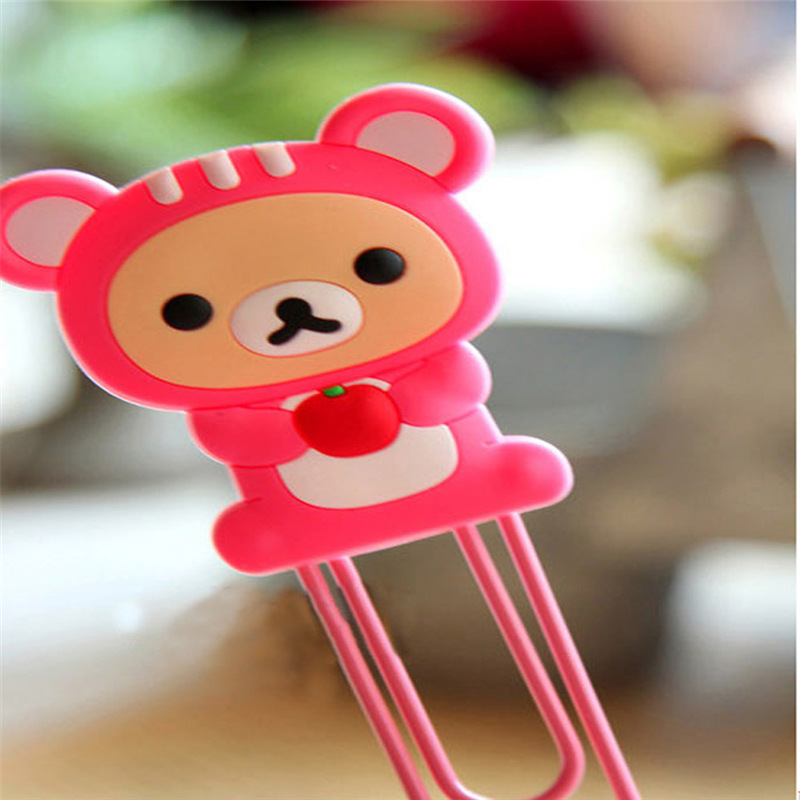 pvc卡通软胶儿童阅读礼物小书签定制 笑脸表情pvc回形针书签-阿里巴巴