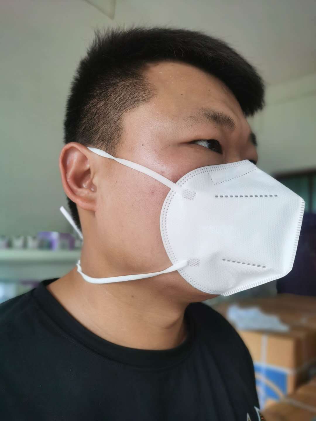 n95医用防护口罩长带 头戴式可松紧防无雾霾河南戈尔